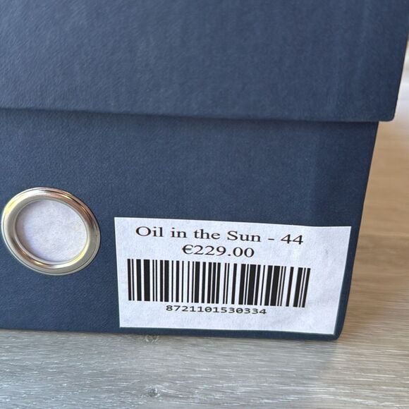 Mascolori Men's Oxford Multicolored Size 44Euro 12US Made In Portugal New In Box - Picture 5 of 10